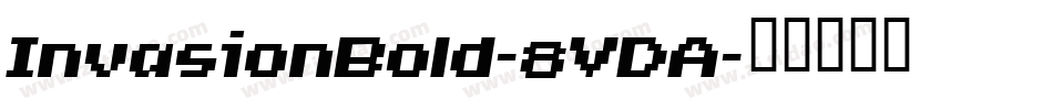 InvasionBold-8VDA字体转换