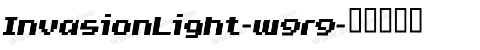 InvasionLight-w9r9字体转换