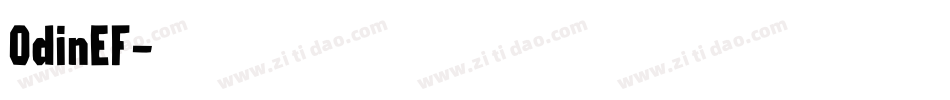 OdinEF字体转换