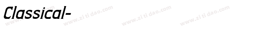 Classical字体转换