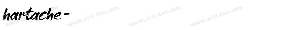 hartache字体转换