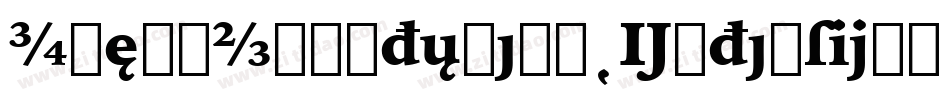 IowanOldStyleBT-Extension字体转换