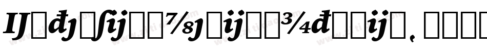 ExtensionMediumItalic字体转换