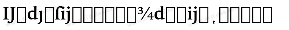 ExtensionBoldItalic字体转换