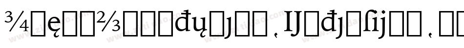 IowanOldStyleBT-Extension字体转换