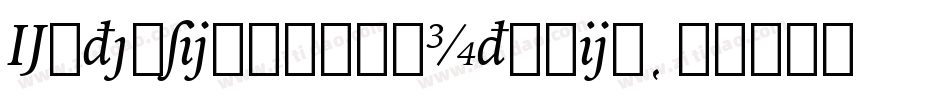 ExtensionBookItalic字体转换
