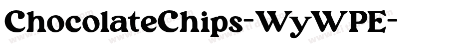 ChocolateChips-WyWPE字体转换