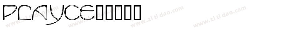Playce字体转换