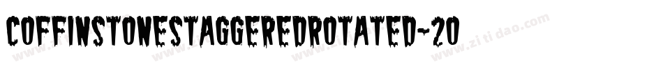 CoffinStoneStaggeredRotated-2OO4X字体转换