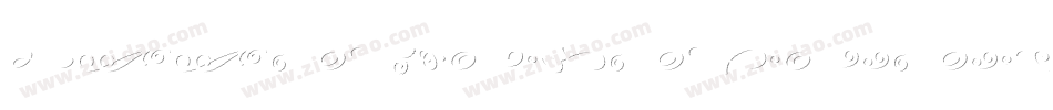 K22SpiralSwashShadow-Rdao字体转换