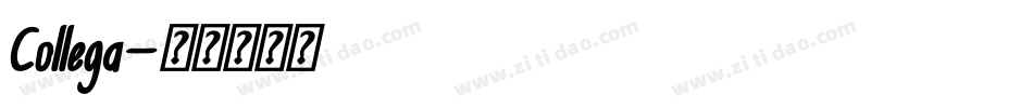 Collega字体转换