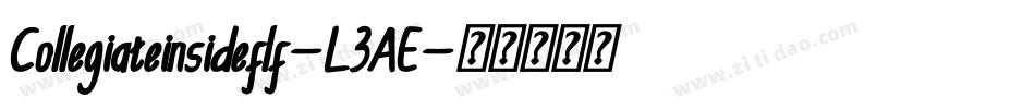 Collegiateinsideflf-L3AE字体转换