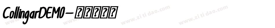 CollingarDEMO字体转换