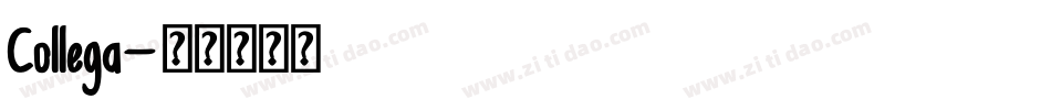 Collega字体转换