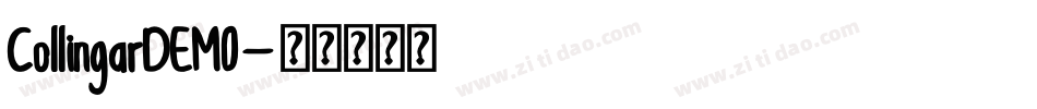 CollingarDEMO字体转换