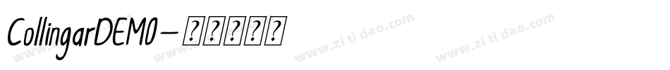 CollingarDEMO字体转换