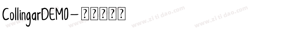CollingarDEMO字体转换
