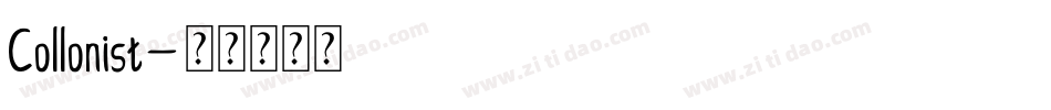 Collonist字体转换