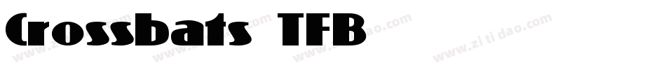 Crossbats-TFB字体转换