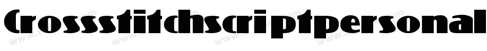 CrossstitchscriptpersonalUse-6BzM字体转换