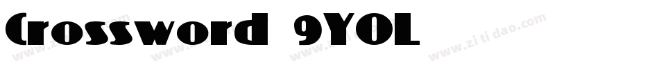 Crossword-9YOL字体转换