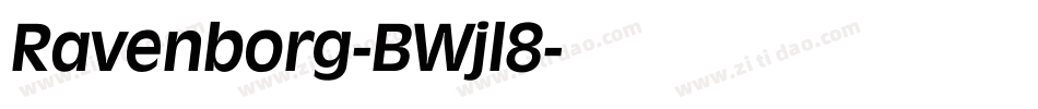 Ravenborg-BWjl8字体转换