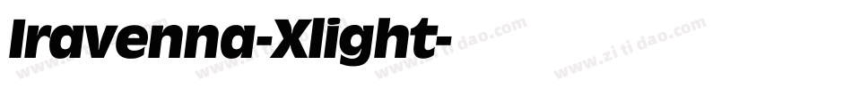 Iravenna-Xlight字体转换