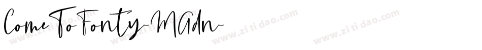 ComeToFonty-MAdn字体转换
