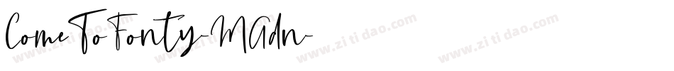 ComeToFonty-MAdn字体转换