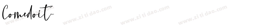 Comedoit字体转换