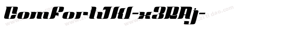 ComfortJkl-x3RAj字体转换