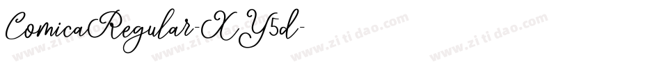 ComicaRegular-XY5d字体转换