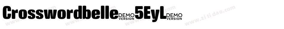 Crosswordbelle-5EyL字体转换