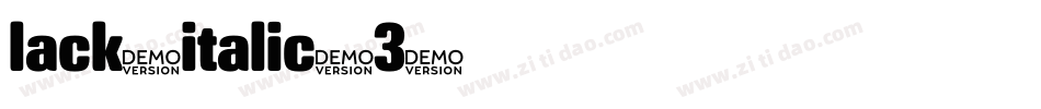 lack-italic-3字体转换