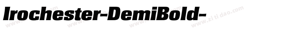 Irochester-DemiBold字体转换
