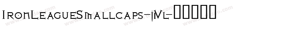 IronLeagueSmallcaps-j1Vl字体转换