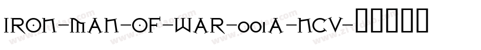 IRON-MAN-OF-WAR-001A-NCV字体转换