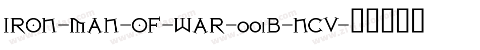 IRON-MAN-OF-WAR-001B-NCV字体转换