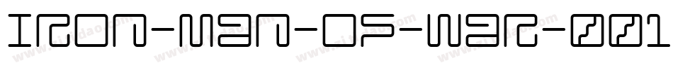 IRON-MAN-OF-WAR-001C-NCV字体转换