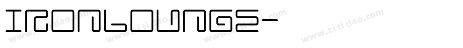 IRONLOUNGE字体转换