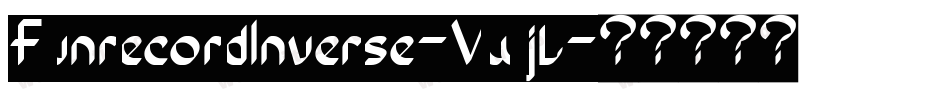 FunrecordInverse-Vwjl字体转换
