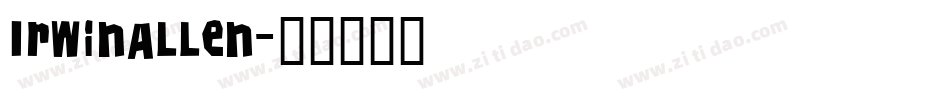 IrwinAllen字体转换