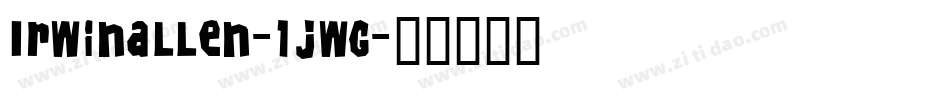 Irwinallen-1jwg字体转换