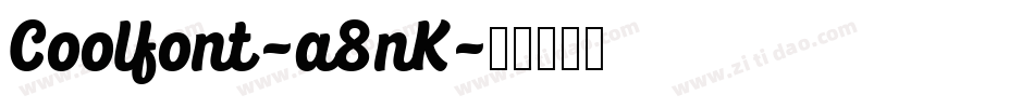 Coolfont-a8nK字体转换