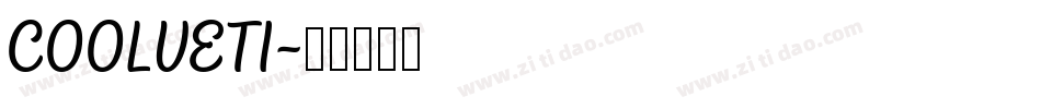 COOLVETI字体转换