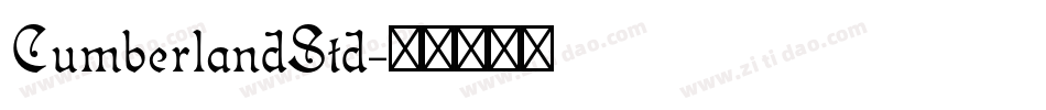 CumberlandStd字体转换