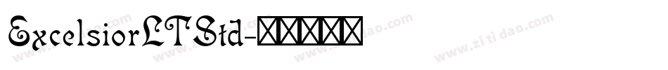 ExcelsiorLTStd字体转换