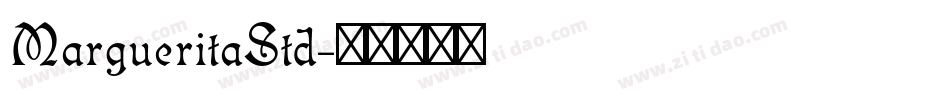 MargueritaStd字体转换