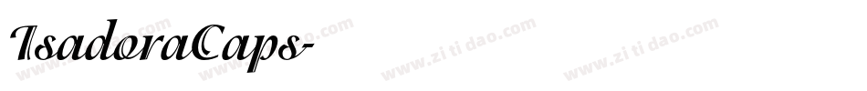IsadoraCaps字体转换