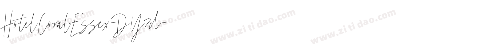 HotelCoralEssex-DY7d字体转换